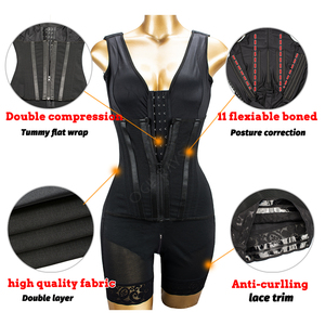 <span class=keywords><strong>Gaine</strong></span> de compression post-opératoire post-lipo pour femme, modèle colombien, amincissante, avec soutien lombaire, Fajas - Product Image 2