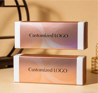 Boîte d'emballage cosmétique recyclable avec logo personnalisé et effet laser holographique pour crème visage et crème contour des yeux – Idéale pour les marques de maquillage tendance