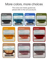 Surface solide coloré cristal clair résine trempage bain translucide salle de bain douche baignoire acrylique résine pierre baignoire