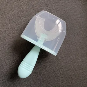 <span class=keywords><strong>Cepillo</strong></span> de <span class=keywords><strong>Dientes</strong></span> de Silicona de Grado Alimenticio de 360 Grados, <span class=keywords><strong>Cepillo</strong></span> de <span class=keywords><strong>Dientes</strong></span> en Forma de U para Niños y Bebés, Gran Venta - Product Image 1