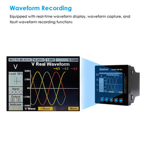 Eastron Smart X96-5S-L Leckstrommessung Dreiphasiger RS485 Ethernet Energieanalysator Bidirektionaler Energiezähler - Product Image 2
