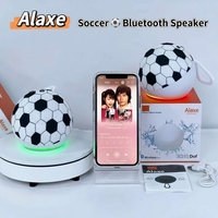 Haut-parleur Alaxe Football de haute qualité pour écouter de la musique avec lumière, compact, prend en charge les motifs personnalisés