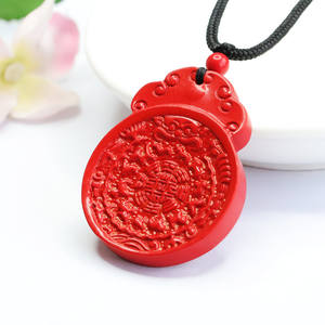 Pendentif 2026 en sable rouge, talisman protecteur du zodiaque, cartes des signes du zodiaque, année de naissance, vente en gros d'usine, livraison S2101706 - Product Image 1