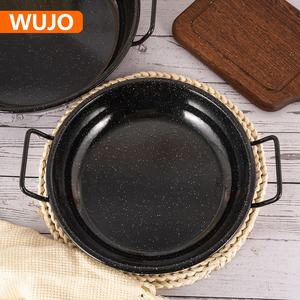 <span class=keywords><strong>Sartenes</strong></span> para Paella con Revestimiento de Esmalte Profundo, Ecológicas, con Logotipo Personalizado, Fabricadas por un Fabricante Confiable con Certificación BSCI y LFGB, 100000 Unidades - Product Image 5