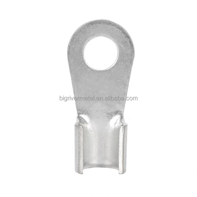 Electric Wire Cable Crimping Terminal Connector Tube Lugs Copper Tubular Ring Lugs Turret Lug