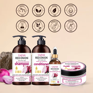Oem Hữu Cơ 500Ml Hành Tây Chăm Sóc Tóc Dầu Gội Và Điều Hòa Thiết Lập Chuyên Nghiệp Sửa Chữa Bị Tổn Thất Fluffy Chống Rụng Tóc Dầu Gội Đầu - Product Image 4