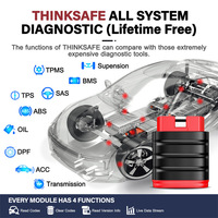 THINKCAR Thinksafe OBD2 Scanner Alat Diagnostik Sistem Lengkap Pengosongan Oli EPB SAS TPMS ABS Bluetooth Pembaca Kode Mobil untuk 95% Mobil