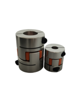 Accouplement de moteur à couple élevé flexible en aluminium Qianrui, conception élastique, OEM, diamètre de l'orifice de 10 mm, garantie de 3 ans