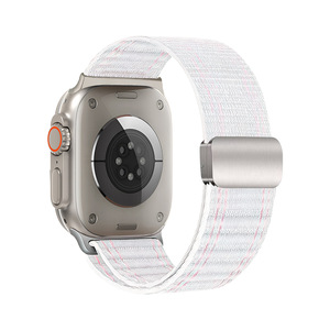 Bracelets magnétiques en nylon tendance, durables et respectueux de la peau, compatibles avec <span class=keywords><strong>Apple</strong></span> <span class=keywords><strong>Watch</strong></span> 11 10 9 <span class=keywords><strong>8</strong></span> - Product Image 3