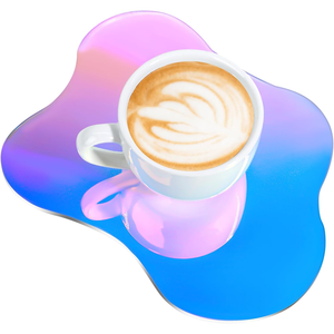 Acrylic Irregular Coaster, Creative Decorative Plate Coaster Mug Pad Coffee Cup Coaster <strong>Dining</strong> <strong>Table</strong> <strong>Ornaments</strong> Shooting Props - Product Image 1