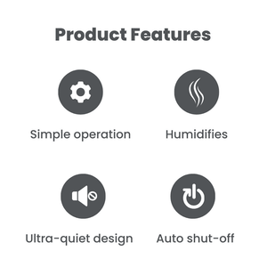 <b>Humidifier</b> <b>Diffuser</b> Smart Home Use Volcanic Lava Aesthetic Toxic-Free PP Material Simple One-Button - Product Image 3