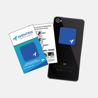 Nettoyant d'écran en microfibre adhésif, tampons de nettoyage en microfibre vierges personnalisables par sublimation, autocollant nettoyant d'écran de téléphone portable adhésif