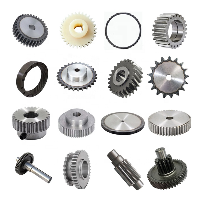 Custom Pinion Gear Small Module 0.2 0.5 0.8 1 1.25 1.5 1.75 2 2.25 Metric Steel Large Spur Gears Wheel