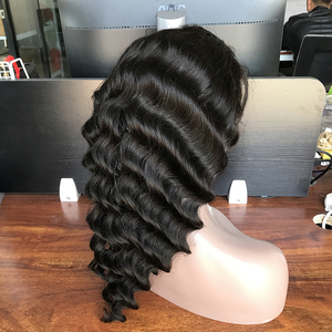 Nuovo arrivo parrucca di capelli umani a onde sciolte con fascia per capelli nessuna parrucca di pizzo fatta a macchina per donne nere senza <span class=keywords><strong>recensioni</strong></span> - Product Image 3