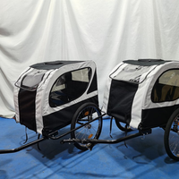 Meilleure vente Durable 50kg en acier inoxydable vélo Pet remorque nouvel état roulement à rouleaux véhicule de remorquage