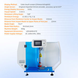 Zeer nauwkeurige cantilever-impacttester met hoge precisie, 1 jaar garantie voor materiaalimpactsterkte, kwaliteitscontrole van kunststof/platen - Product Image 5