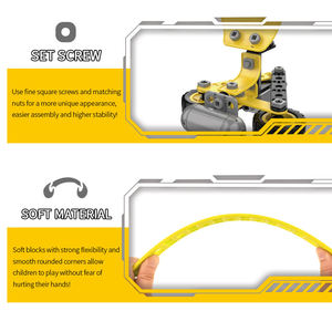 Jouet éducatif STEM pour enfants autistes, ensemble de construction de camions en plastique DIY de 112 pièces pour garçons de 6 à 12 ans - Product Image 5