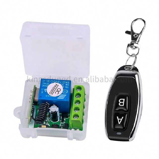 433 Mhz RF Transmitter Electronic Lock Control DIY Wireless Remote Control Switch DC 12V 1CH Relay Receiver Module