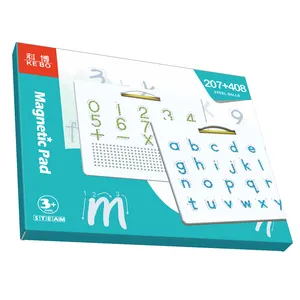 Двусторонняя магнитная алфавитная доска, образовательная магнитная доска для письма magpad для детей
