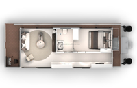 Allhouse bateau ponton en aluminium maison bateau flottant de luxe à vendre