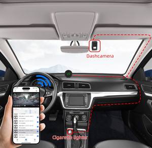 Voiture avant et arrière <span class=keywords><strong>360</strong></span> Grad Mirror <span class=keywords><strong>Xiaomi</strong></span> 4k Wifi Pour Vehicle H.264 Mini Dual Camera Dash <span class=keywords><strong>Cam</strong></span> Dashcam - Product Image 2