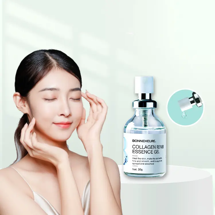 Kolagen manusia rekombinan kualitas terbaik menggunakan Gel Hyaluronic Pelembab Gel Wajah