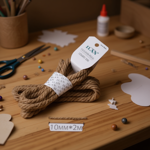 Corda di sisal Ilan 10 mm x 2 m per artigianato e progetti fai da te - Product Image 2