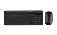 Yeni sürüm 98 anahtar membran sayısal klavye ABS masaüstü 2.4G kablosuz membran klavye Mouse Combos hızlı teslimat