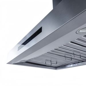 Campana Extractora Eléctrica de Pared de 36 Pulgadas, 1000 m/h, Control Electrónico Táctil Remoto, Acero Inoxidable Negro, para el Hogar - Product Image 3