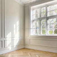 Aluminium-Französische Türen Außentüren für Häuser Schall- und Wärmedämmung Gitterdesign Eingangstüren Villa Innenhof