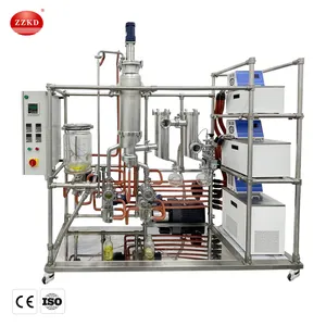 Distiller de óleo essencial de laboratório limpo máquina de distilação molecular