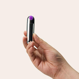 Stimolatore Clitorideo Punto G Impermeabile Silver Bullet <span class=keywords><strong>Vibratore</strong></span> Ricaricabile USB a 10 Velocità con Confezione Regalo - Product Image 6