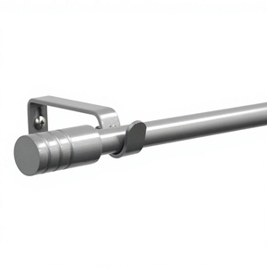 Juego de barras telescópicas para cortinas, extensibles, para accesorios de cortinas de ventana, precio directo de fábrica - Product Image 2