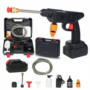 Pistola <span class=keywords><strong>de</strong></span> Agua para Lavado <span class=keywords><strong>de</strong></span> Autos con Boquilla Rociadora, 1000W, Batería <span class=keywords><strong>de</strong></span> Litio, Presión <span class=keywords><strong>de</strong></span> 30 Bares, para Uso Doméstico, Lavadora a Presión con Jabón - Product Image 2