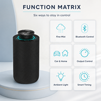 Diffuseur d'arômes intelligent pour véhicule 20 ml avec Bluetooth, intensité réglable pour les trajets quotidiens, minuterie intelligente