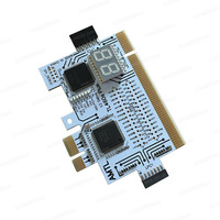 Carte d'analyse et de débogage universelle PC PCI PCI-E MINIPCI-E LPC TL460S PLUS pour carte mère PC portable (rouge noir blanc)