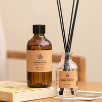 Diffuseur de parfum à bâtonnets LUFU en gros, 250 ml, longue durée, avec liquide de recharge, étiquette personnalisée, pour la maison et l'hôtel, désodorisant d'ambiance