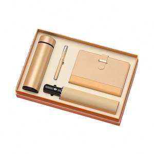 Nuevo Set de Regalo Empresarial 2025: Paraguas, Taza Térmica, Cuaderno, Bolígrafo y Memoria USB de Moda para Oficina y Escuela (Reventa) - Product Image 4