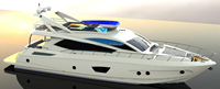 Aventure et élégance : yacht de luxe de 75 pieds pour croisières en groupe privé avec certification CE