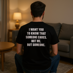 Quiero que sepas que alguien se preocupa, camiseta de manga larga con frase ironica - Product Image 3