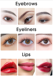 Chất lượng cao kỹ thuật số máy trang điểm Tattoo PUM Máy kit đi kèm với sử<span class=keywords><strong>a</strong></span> chữ<span class=keywords><strong>a</strong></span> kem thực hành công cụ Màu sắc phụ trợ các loại kem - Product Image 6