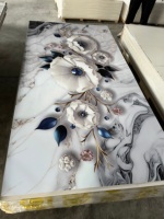 Panneau mural en PVC à impression visuelle 3D 5D, revêtement UV, imperméable, résistant à l'humidité, ignifuge, facile à installer, revêtement mural décoratif