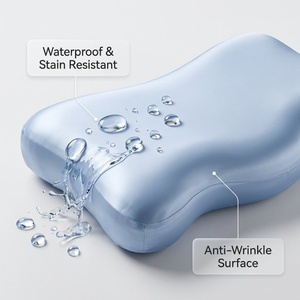 Oreiller cervical orthopédique en mousse à mémoire de forme à rebond lent et respirant, personnalisé pour la vente en gros, prix usine OEM/ODM - Product Image 2