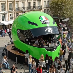 Alta calidad estándar <span class=keywords><strong>comida</strong></span> rápida Pop-up Cafe Shops Mobile Container Casco Coffee Bar Houses - Product Image 5