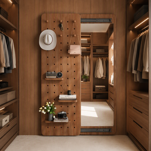 <span class=keywords><strong>Specchio</strong></span> da Parete Rettangolare con Pannello Portaoggetti per Camera da Letto, Soggiorno, <span class=keywords><strong>Ingresso</strong></span>, Spogliatoio, Arredamento Casa - Product Image 3