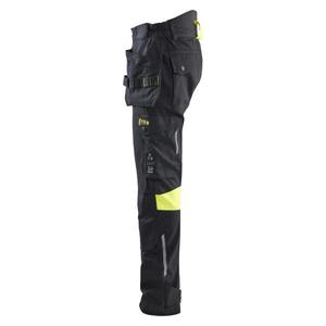 BLAKLADER - 141815129933C48 Pantalon inhérent Craftsman Noir/Jaune haute visibilité-PANTALON DE TRAVAIL EAN 7330509903162 - Product Image 3