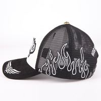 Gorra de béisbol de 5 paneles de gamuza y malla personalizada por el fabricante con logo bordado en 3D, estampado en relieve, estilo hip hop, a rayas, para ciclismo, deportes y uso casual.