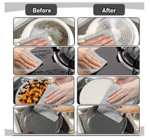 Multipurpose Microfiber Bathroom Cleaning <strong>Cloths</strong> Non-Scratch Miracle <strong>Cloth</strong> for Dishes and Sink - Product Image 4