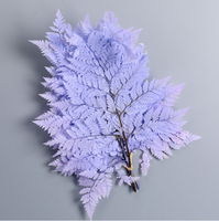 Feuillage séché d'Arachniodes coloré et préservé |   Plantes artificielles vertes pour la décoration d'hôtel et de maison |   Arrangements de table Décoration de mariage 45cm