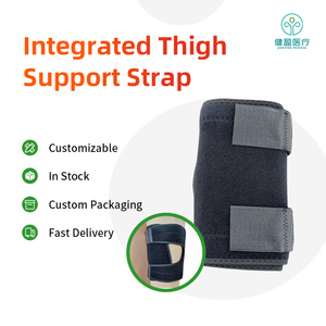 Sangle de protection des cuisses <span class=keywords><strong>pour</strong></span> la musculation, bande élastique de compression anti-irritation musculaire <span class=keywords><strong>pour</strong></span> le soutien des jambes lors de l'entraînement physique - Product Image 1